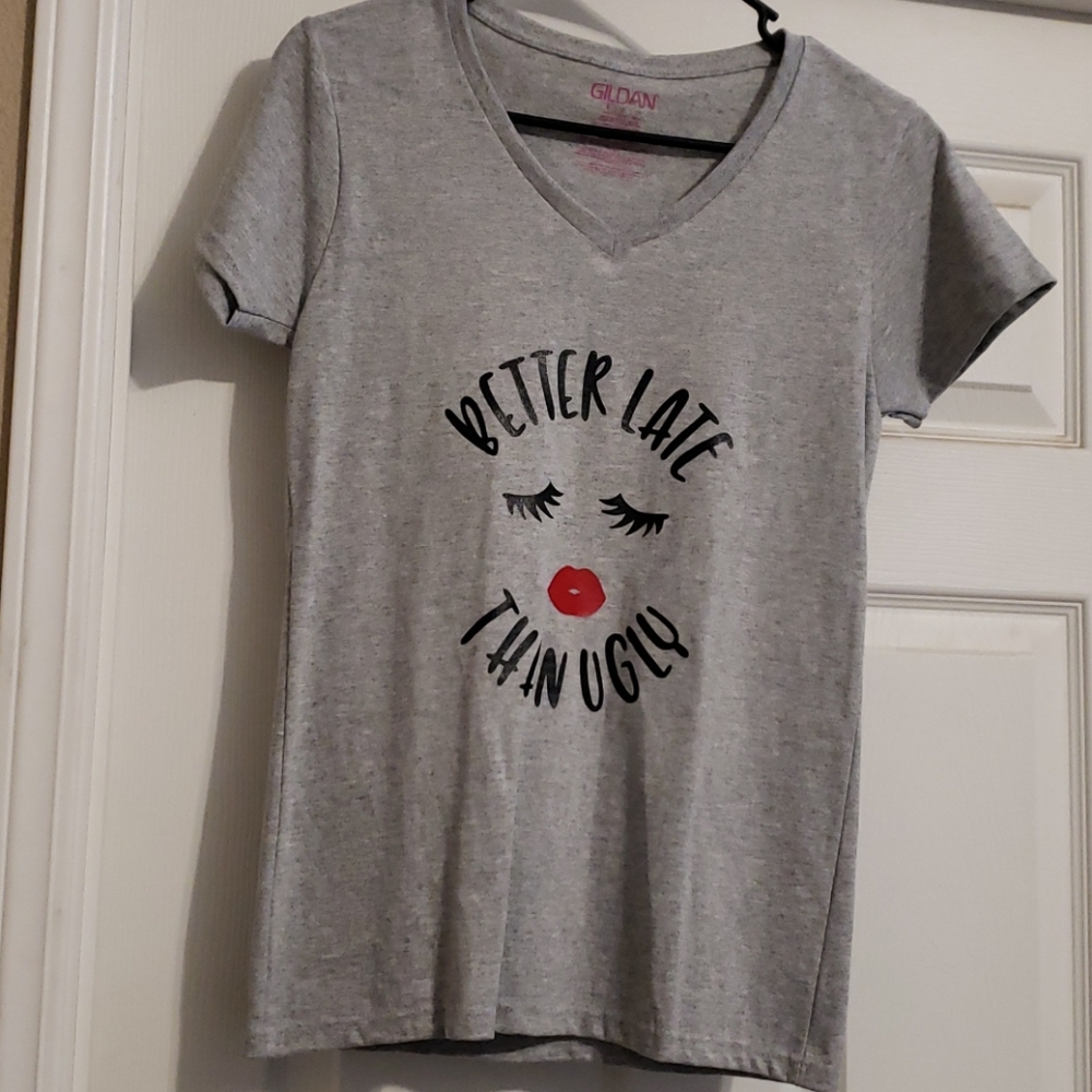 Gildan V-neck Custom Tee
